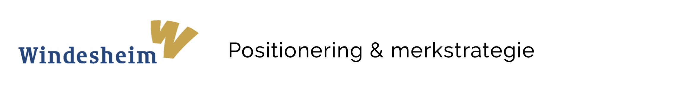Case over het proces van de positionering van de hogeschool